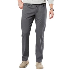 Men’s Dockers Khaki Jean Slim Fit Pants In Slate Gray